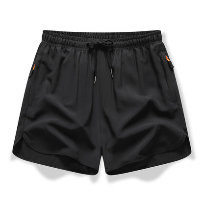 🏃 50% OFF NOW! 💨 Breathable Athletic Shorts – Zippered Pockets, Quick-Dry & Elastic Waistband