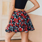 Women's High Waisted Ruffles Flared Mini Skirts