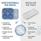 📢📢40% OFF!! ⏰ Silicone Soccer Ball Ice Cube Tray – 5.5 cm Cubes, Slow-Melting, Leak-Proof Design, 4 Colors, Perfect for Game Nights & Cocktails 🥂