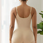 Dual-Zip Tummy Control Shapewear Bodysuit with Anti-Slip Lace
