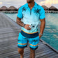 ✨ Men's Tropical Resort 2-Piece Outfit - Summer Vacation Essential ✨