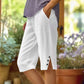 📢Limited-time 50% discount!👖Women's Casual Solid Color Pocket Capri Pants