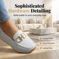 Women's Casual Mesh Loafers with Metal Buckle