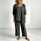 New Arrivals🔥 Women's Vintage Casual Loose-Fit Linen Two-Piece Set