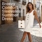 🌸Women's Solid Color U-Neck Sleeveless Cotton Linen Dress - Lightweight, Breezy & Ridiculously Comfy 💛