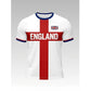 ⚽️40% OFF Unisex England Football Tee – Red Cross & Flag Graphic, Athletic Fit, Breathable for World Cup 2026 🏆⚽