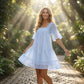 📢📢49% OFF !! ⏰ Women's Square Neck Smocked Dress