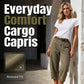 Relaxed Casual Cargo Capris
