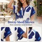 Women's Stylish Printed Short Sleeve Top