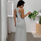 Two-Piece Style Tank Maxi Dress with Side Cut-Outs(✨Built-in Bra)
