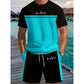 Stylish Activewear Men's Two-Piece Set