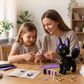 🔥LAST DAY 50% OFF - 🐱Mystic Patchwork Animal Sewing Kit – DIY Plush Craft Kit with Starry Fabric, Moon Charm