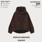 🧥Wide-Brim Hood💧Short Oversized Rain Jacket With Bubble Hem,Adjustable Cuffs