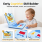🏆Surprise Price: Only £10.99!!!🔥 Interactive Simulation Toy Laptop – Pretend Play Computer with A-Z Keyboard & 1-10 Number Keys💻, 55+ Songs Lights Sounds🎶, 5 Learning Modes 🔤(ABC/Numbers/Music/Games/Messages), Foldable with Handle🎤
