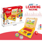 🏆Surprise Price: Only £10.99!!!🔥 Interactive Simulation Toy Laptop – Pretend Play Computer with A-Z Keyboard & 1-10 Number Keys💻, 55+ Songs Lights Sounds🎶, 5 Learning Modes 🔤(ABC/Numbers/Music/Games/Messages), Foldable with Handle🎤