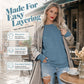 🎁2026 New Arrivals 50% OFF💥Women's Casual Oversized Crewneck Sweatshirt 👕 Cosy, Roomie & Made for Laid-Back Days ✨