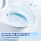 10PCS Disposable Waterproof Toilet Seat Covers