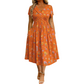 ⏳LAST DAY SALE ONLY￡15.99!!🌿Women's V-Neck Floral Print Dress with Twist Waist