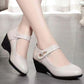 👡Must-have for moms - Non-slip wedge soft leather shoes
