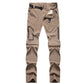 Men's 2-in-1 Convertible Hiking Pants with Belt