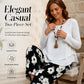 Women's Casual Top & Pants Two Piece Set