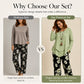 Women's Casual Top & Pants Two Piece Set