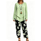 Women's Casual Top & Pants Two Piece Set