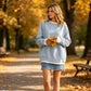 Women's Loose Faux Two-Piece Sweatshirt 
