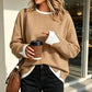 Women's Loose Faux Two-Piece Sweatshirt 