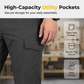 Unisex Stretch Active Flex-Waist Outdoor Utility Cargo Pants