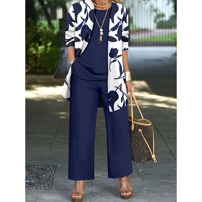 Women's Casual Comfortable 3-Piece Outfit Set