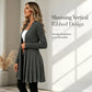 🌸LAST DAY SALE ONLY ￡15.99!!🌻🧥Women's Soft Knit Open-Front Cardigan – Elegant & Easy to Layer
