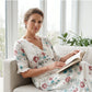 Women's Casual V-Neck Floral Maxi Dress