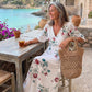 Women's Casual V-Neck Floral Maxi Dress
