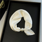 No-Tie Magnetic Pearl Clasp Soft Scarf