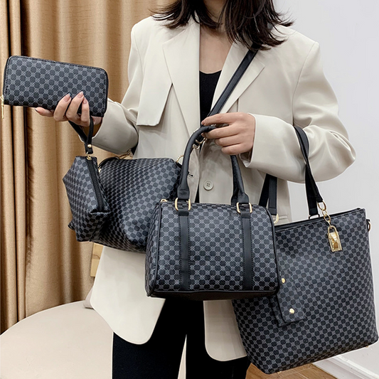 6-Piece Women's Fashion Handbag Set