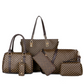 6-Piece Women's Fashion Handbag Set