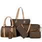 6-Piece Women's Fashion Handbag Set