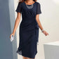Elegant Fashion Solid Color Dress