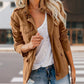 Cute fall outfit💕Women's Casual Multi-Pocket Jacket