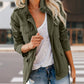 Cute fall outfit💕Women's Casual Multi-Pocket Jacket