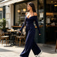👗✨Women's Elegant Halter Neck Deep V Jumpsuit✨