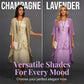 Women's Knee-Length Formal Dress and Cardigan Set