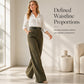 Women's Causal High-Waisted Wide-Leg Pants