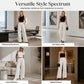 Women's Causal High-Waisted Wide-Leg Pants