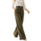 Women's Causal High-Waisted Wide-Leg Pants
