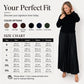 🌸LAST DAY SALE: ONLY ￡22.99!!✨ Effortless Elegance | Women's Pleated Round-Neck Maxi Dress 🌟