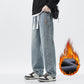Warm Thickened Casual Vintage Straight Jeans