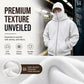 Unisex's Zip-Up Double-Hooded Sweatshirt