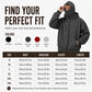 Unisex's Zip-Up Double-Hooded Sweatshirt